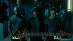 Bellamy's and Lincoln's Motivational Wrestle in Wanheda Part One