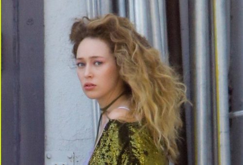 Alycia Debnam-Carey on Set of Photoshoot
