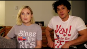 Bob Morley and Eliza Taylor Launch Represent Campaign for Australian Fire Relief
