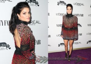 Marie Avgeropoulos Attends the Vanity Fair and L’Oréal Paris Young Hollywood Toast